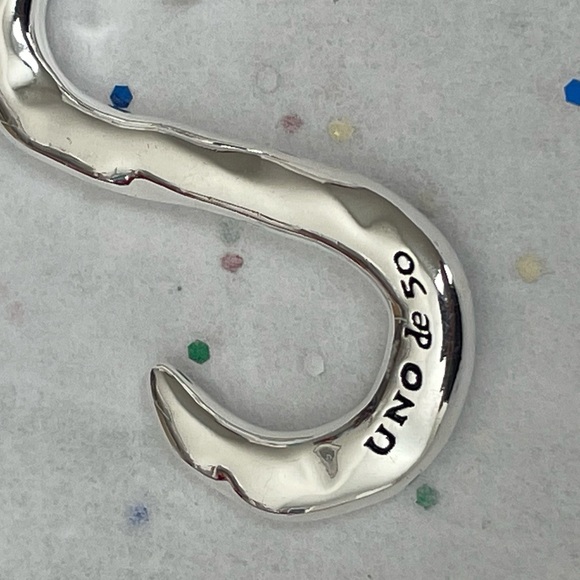Uno de 50 • Initial S • Silver plated • Large - Picture 5 of 10